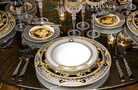 versace italian tableware label